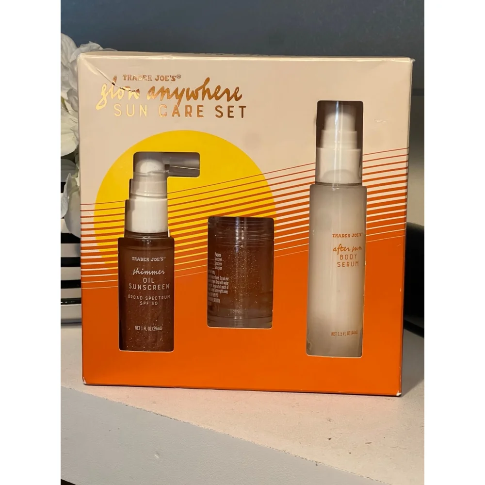 New Trader Joe's Glow Anywhere Sun Care Kit